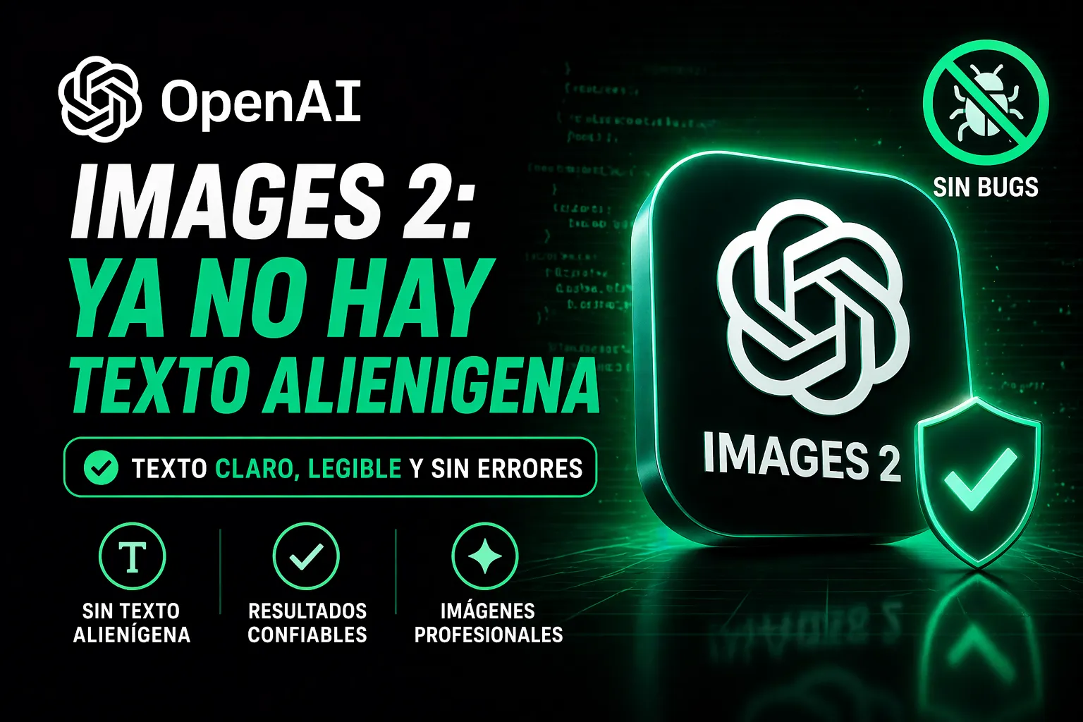 OpenAI Images 2 elimina errores y mejora la generaci&oacute;n de texto claro