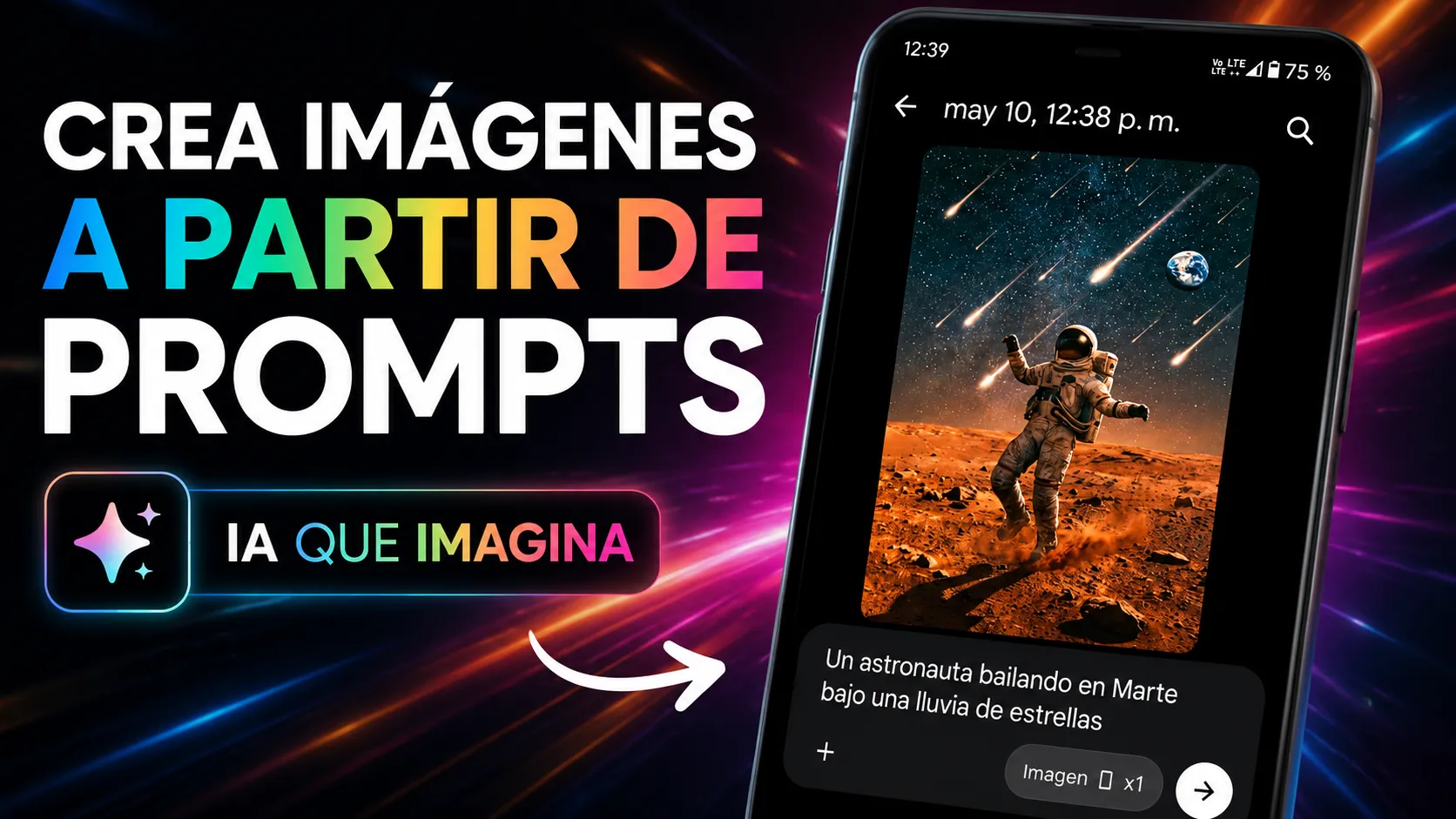 Generaci&oacute;n de im&aacute;genes con el modelo Nano Banana en Google Flow Android