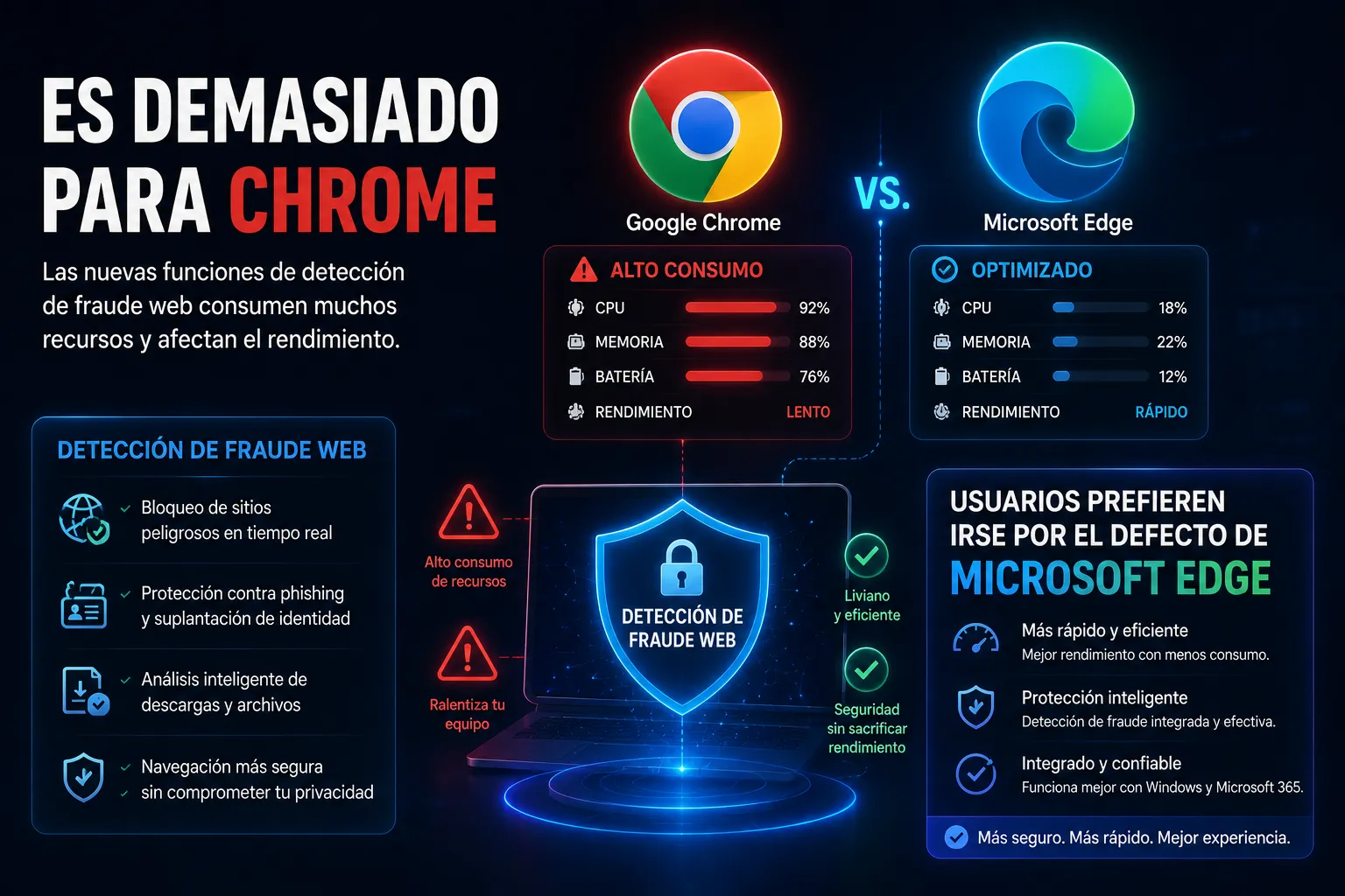 Microsoft Edge vs Google Chrome 