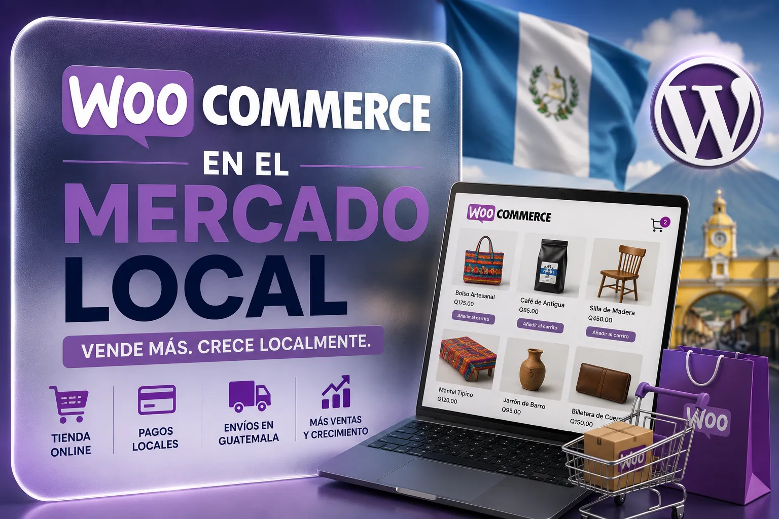 Woocomerce el rey del comercio en Guatemala